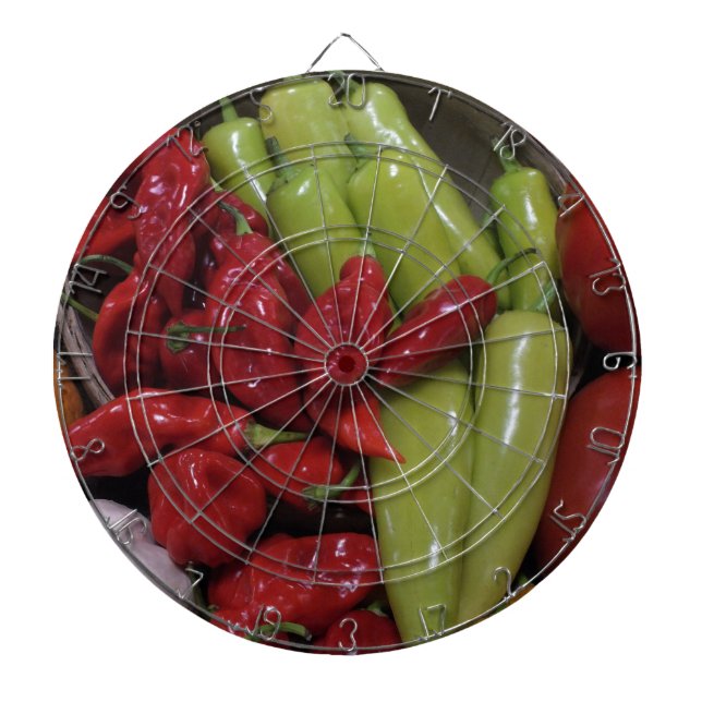 Chili Peppers Dartboard (Front)