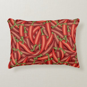 Chili Peppers Decorative Pillow