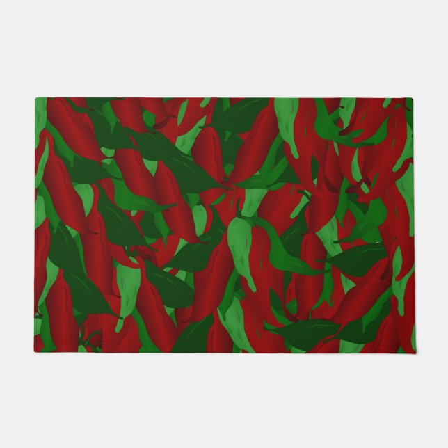 Chili Peppers Door Mat (Front)