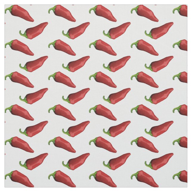 Chili peppers fabric (Swatch)