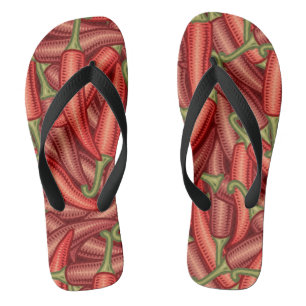 Chili Peppers Flip Flops