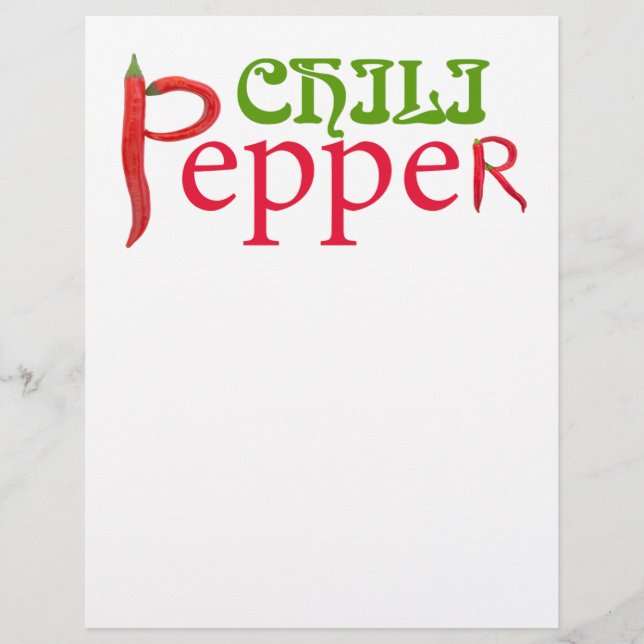 Chili peppers flyer (Front)
