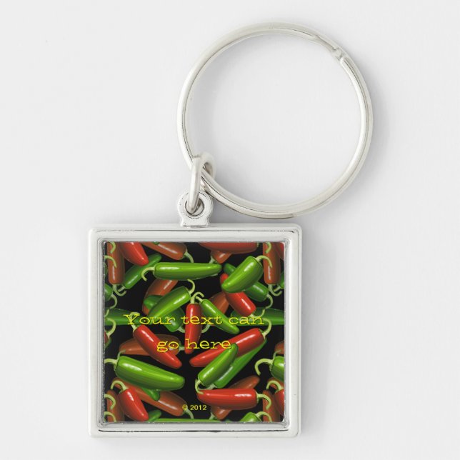 Chili Peppers Keychain (Front)
