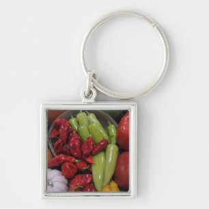 Chili Peppers Keychain