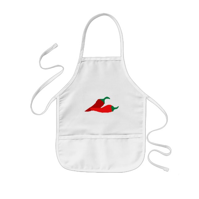 Chili peppers Kids apron (Front)