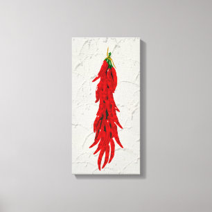 Chili Peppers Kitchen Art Pannel Canvas Print
