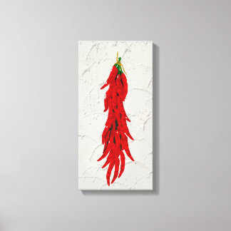 Chili Peppers Kitchen Art Pannel Canvas Print