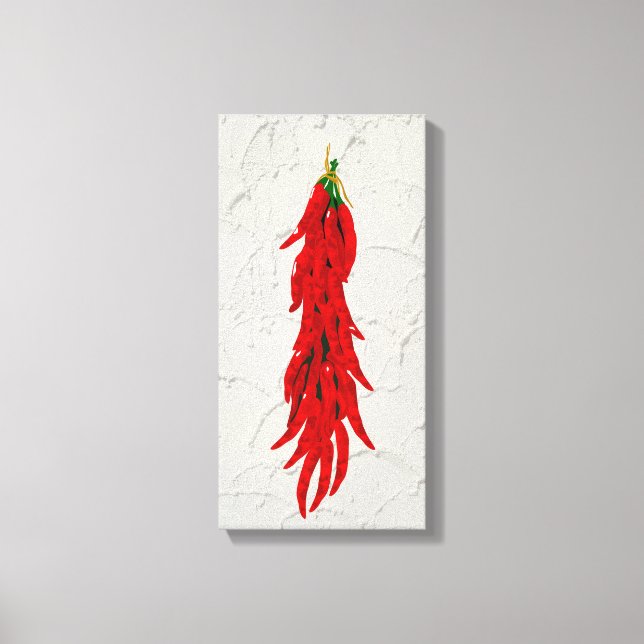 Chili Peppers Kitchen Art Pannel Canvas Print (Front)