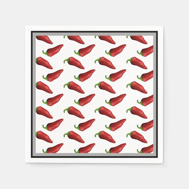 Chili peppers napkin (Front)