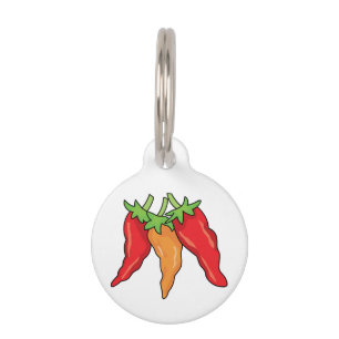 Chili Peppers Pet Tag