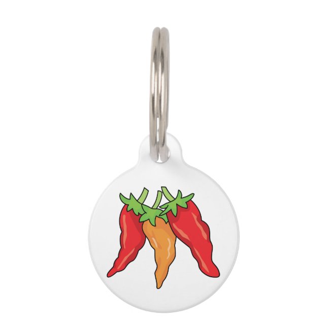 Chili Peppers Pet Tag (Front)