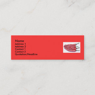 Chili Peppers Profile Card