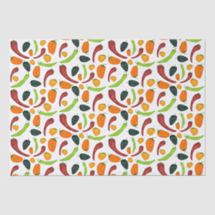 Chili Peppers Southwestern Spicy Pepper Chili Cook Tissue Paper