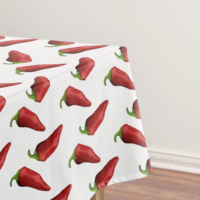 Chili peppers tablecloth (In Situ)