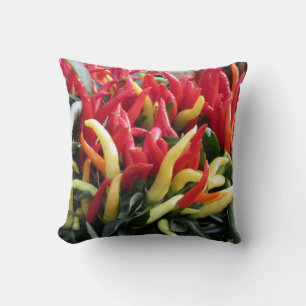 Chili Peppers Throw Pillow