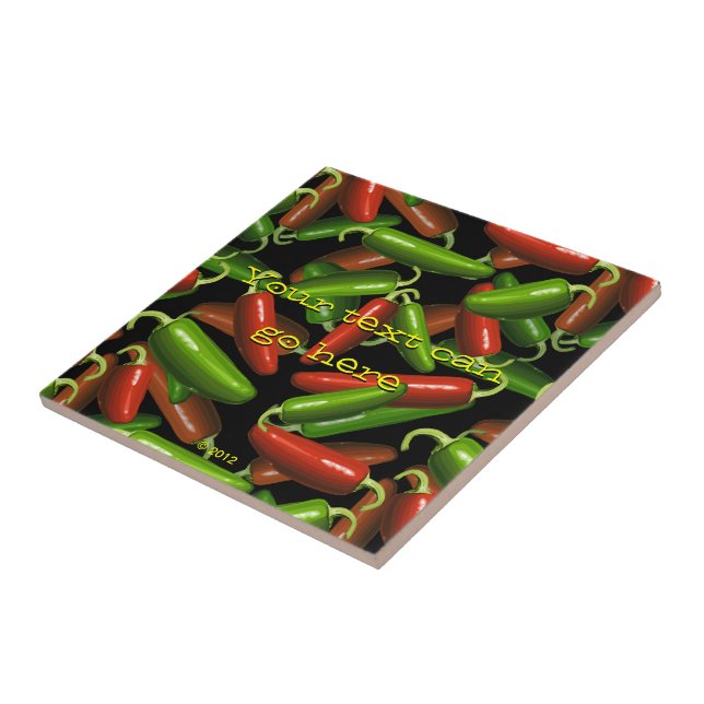 Chili Peppers Tile (Side)