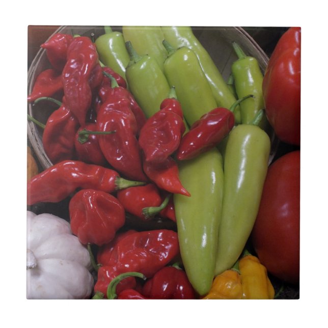 Chili Peppers Tile (Front)