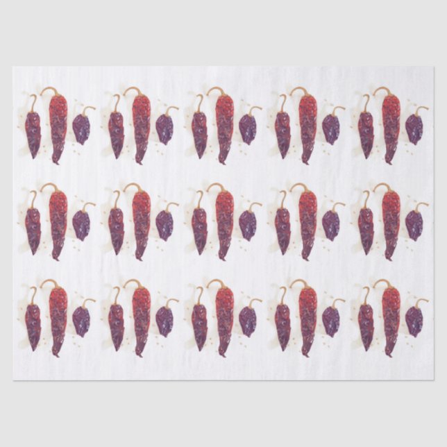 CHILI PEPPERS Tissue Paper (Front)