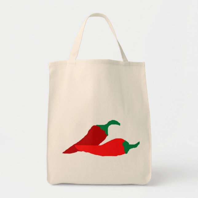 Chili Peppers Tote Bag (Front)