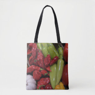 Chili Peppers Totes