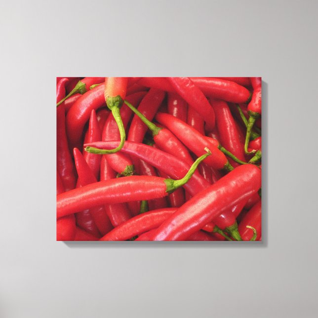 Chili Peppers Wrapped Canvas (Front)