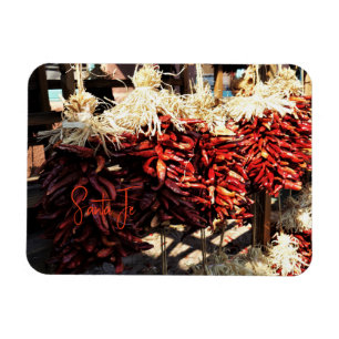 Chili Ristras Santa Fe New Mexico Magnet