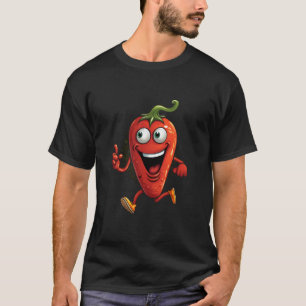Chili Runner Pepper Hot Chilli Marathon Running Ka T-Shirt