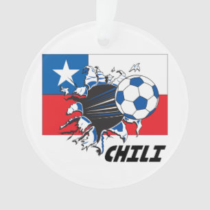Chili Soccer Team Ornament