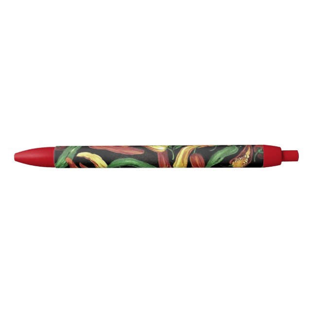 Chili Stylo rouge ou vert 3 couleurs d'encre Dispo (Devant)