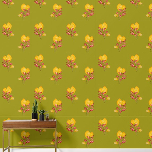 Chili & Turmeric on a  Wallpaper (Hallway)