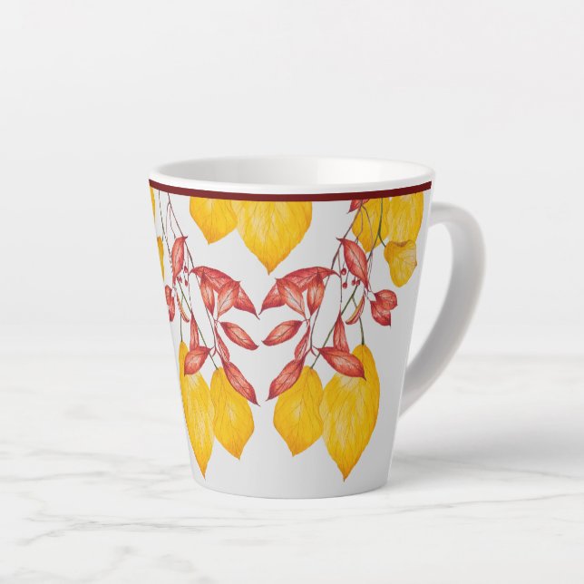 Chili & Turmeric sur une petite Mug en latte (Angle droit)