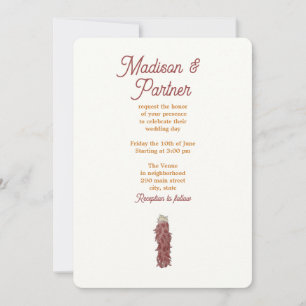 Chili Wedding Suite Invitation