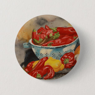 Chilies! 2 Inch Round Button