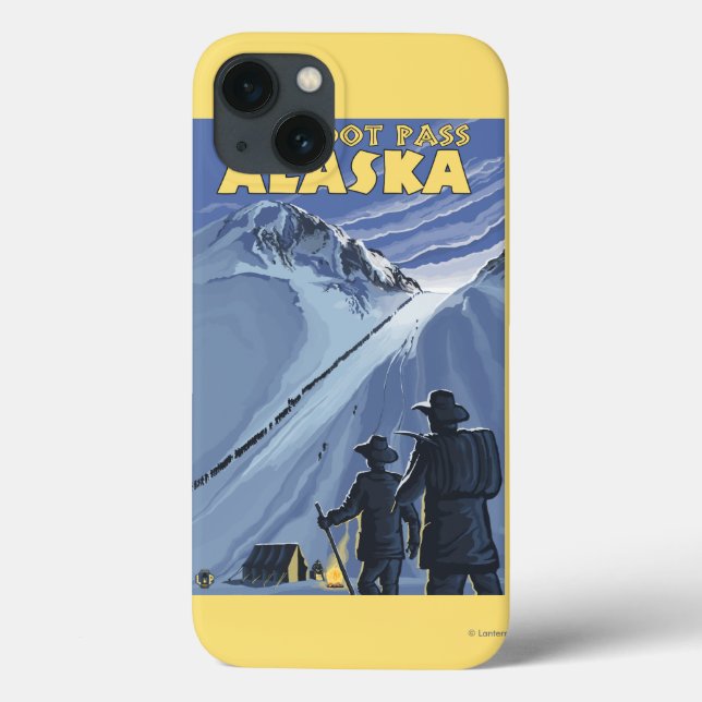 Chilkoot Pass, Alaska Gold Miners Case-Mate iPhone Case (Back)