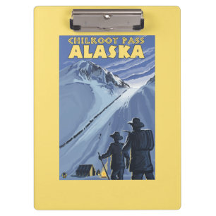 Chilkoot Pass, Alaska Gold Miners Clipboard