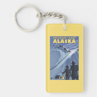Chilkoot Pass, Alaska Gold Miners Keychain