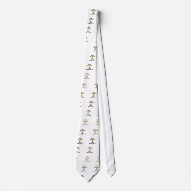 Chill and Relax Happy Halloween Collection Tie (Front)