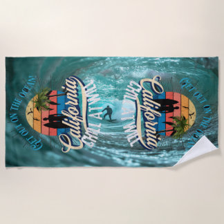 Chill at Will Summer Vacation Beach Towel
