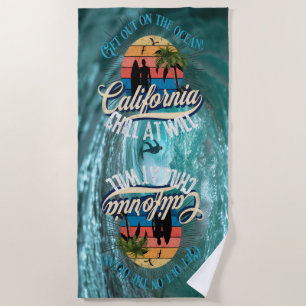 Chill at Will Summer Vacation Beach Towel