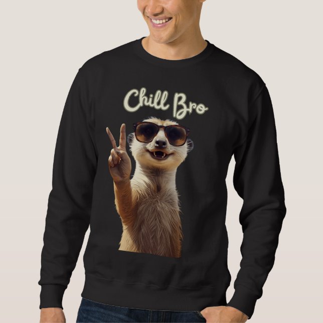 Chill Bro – Funny Sloth Hoodie (Front)