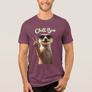 Chill Bro – Funny Sloth Hoodie Tri-Blend Shirt