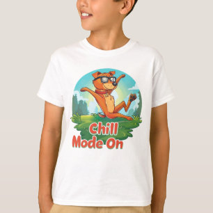 Chill Chien Mode Garçon T-Shirt