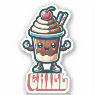 Chill Chocolate Milkshake Pun 