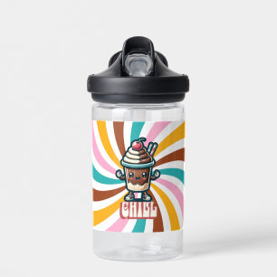 Chill Chocolate Milkshake Pun  Water Bottle