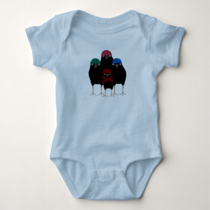 Chill Crows Baby Bodysuit