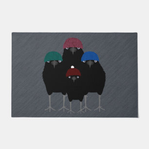 Chill Crows Large Doormat