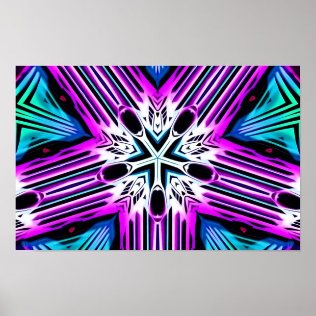 Chill Factor - Ken Gauge Abstract Poster (Front)