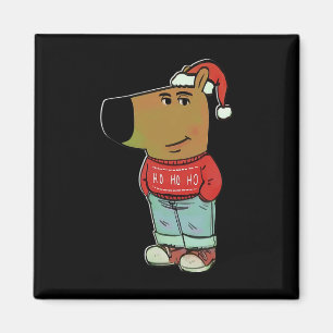 Chill Guy - My New Character Meme Christmas Chill  Magnet