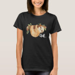Chill Hanging Sloth Wildlife Animal Lover Zookeepe T-Shirt<br><div class="desc">Discover the perfect blend of creativity and functionality with this unique, made-to-order product — designed to match your personal style and make a statement. Whether you're shopping for yourself or searching for a meaningful gift, this custom-designed item is sure to impress. Crafted with high-quality materials and printed with precision, every...</div>