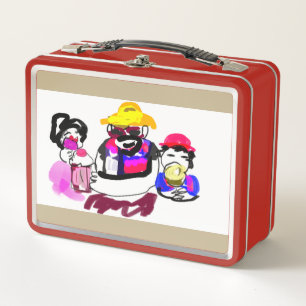 Chill Happy Father's day Metal Lunch Box